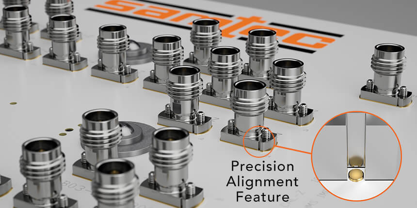 New Line of DC to 90 GHz Connectors with Alignment Features
