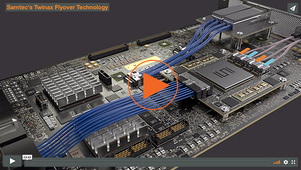 twinax cables, Flyover® video