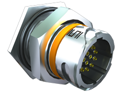 AccliMate™ IP68 Sealed Circular Receptacle Panel Assembly, 16 mm Shell, Field Termination Kit