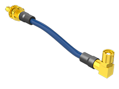Circular RF Shielded Twisted Pair Twinax Cable Assembly