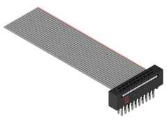 .050"  Tiger Eye™ IDC Ribbon Cable Assemblies, Terminal/Socket