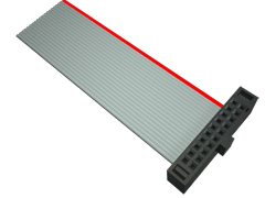 .050" Low Profile Tiger Eye™ IDC Ribbon Cable Assembly