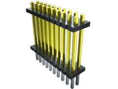 Flexible Micro Board Stacking Header, 0.050" Pitch