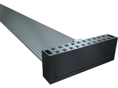 IDC Socket and Terminal Cable Assemblies, 0.100" Pitch