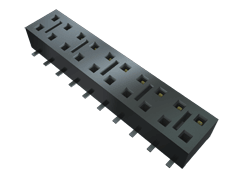 Cost-Effective Reliable Socket, .100" (2.54 mm) Pitch