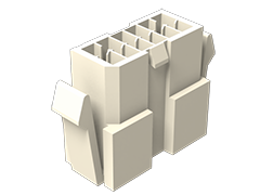 .100" Mini Mate® Panel Mount Discrete Wire Terminal Housing