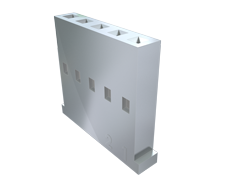 .100" Mini Mate® Universal Discrete Wire Socket Single Row Housing