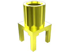 50 Ohm MCX Jack or Plug, Board Connector