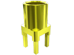 50 Ohm MMCX Jack or Plug, Mixed Technology