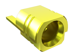 50 Ohm MMCX High-Vibration Jack, Edge Mount 