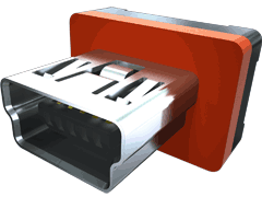 IP68 Sealed Mini USB Port