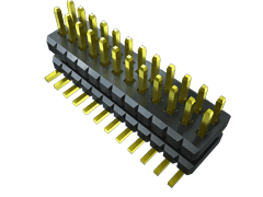 1.00 mm Flex Stack, Flexible Micro Board Stacker, Surface Mount