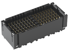 IN DEVELOPMENT: 0.80 mm NovaRay® Micro Rugged Backplane Vertical Socket
