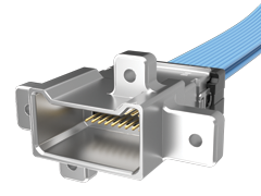 URSA™ I/O Ultra Rugged Panel Mount Terminal Cable Assembly, Teflon™ Fluoropolymer Wire