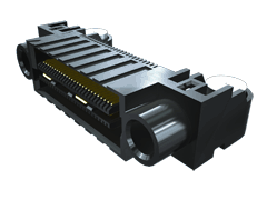 0.635 mm Q2™ High-Speed Rugged Ground Plane Socket Strip, Right-Angle