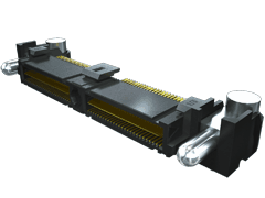 0.635 mm Q2™ High-Speed Rugged Ground Plane Terminal Strip, Right-Angle