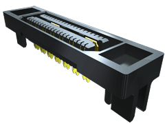 0.80 mm Q Pairs® High-Speed Ground Plane Socket Strip, Differential Pair