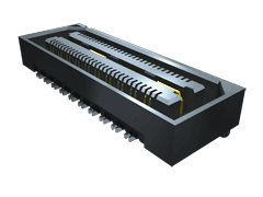 0.50 mm Q Pairs® High-Speed Ground Plane Socket Strip, Differential Pair