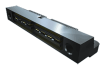 0.635 mm Q Strip® High-Speed Ground Plane Socket Strip, Right-Angle