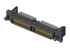 0.50 mm Q Strip® High-Speed Ground Plane Terminal Strip, Right-Angle