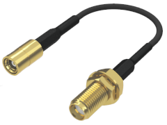 50 Ohm RF Cable Assembly, RG 174 Cable