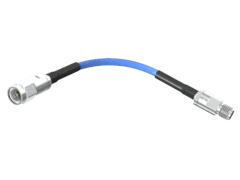 Solid Dielectric, 23 AWG Microwave Cable Assembly