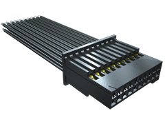 .050" Tiger Eye™ Double Row Discrete Wire Cable Assembly, Socket