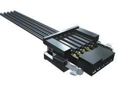 .050" Tiger Eye™ Single Row Discrete Wire Cable Assembly, Socket