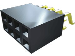 .100" Horizontal Surface Mount Socket Strip