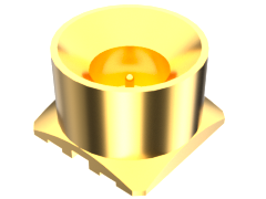 50 Ohm SMP Plug, Surface Mount, 40 GHz