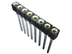 .100" Single Row Screw Machine Socket Strip