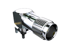 50 Ohm TNC Jack, Through-hole