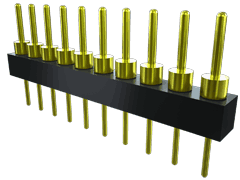 .100" Single Row Screw Machine Terminal Strip