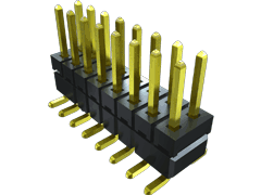 Flexible Surface Mount Board Stacking Header, 2.00 mm Pitch
