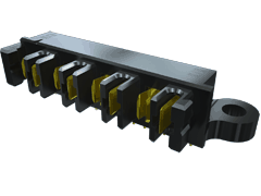 .150" PowerStrip™/20 A Hermaphroditic Terminal/Socket Strip